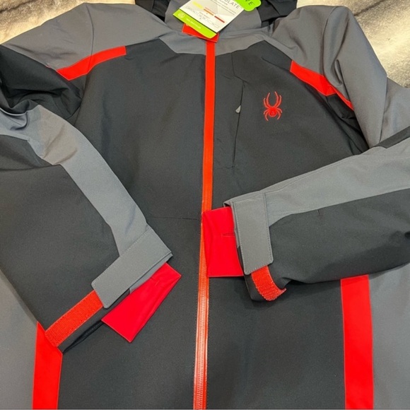 Spyder Guardian Ski Snow Jacket Coat in Black - Picture 3 of 6